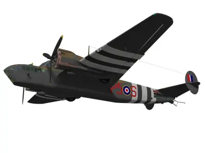 Armstrong Whitworth Albemarle 3D model