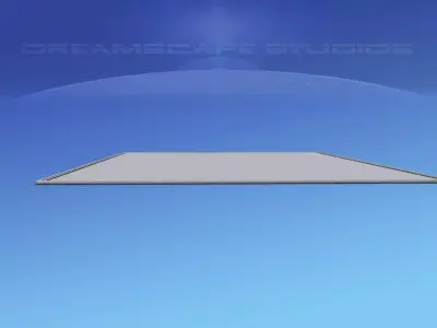 A2N Air Cargo Strap Pallet Low-poly 3D model