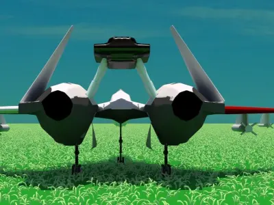 ADFX-01 Morgan Jet 3D model