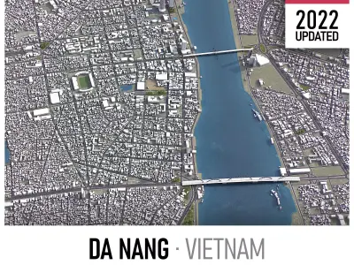 Da Nang Low-poly 3D model