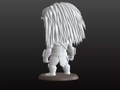 Chibi Predator Figurine Cartoon Style 3D print model