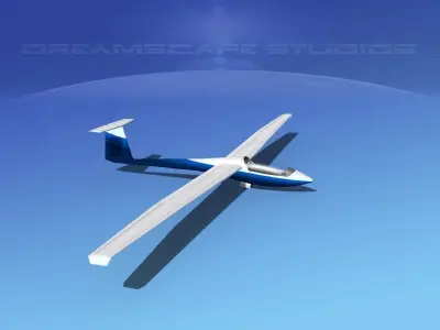 Centrair C-101 Pegase V09 Low-poly 3D model