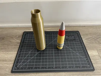 A10 Thunderbolt GAU-8 PGU13 HEI 30mm x 173mm  3D print model