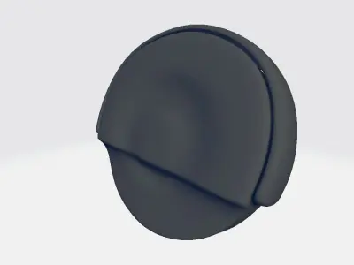 Head Components Headset Low-poly 3D model