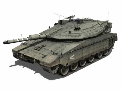 Merkava IV -  Israel Defense Forces 3D model