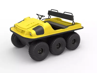 Argo 750 HD 6x6 3D model