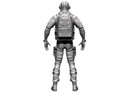 Soldier 3D model