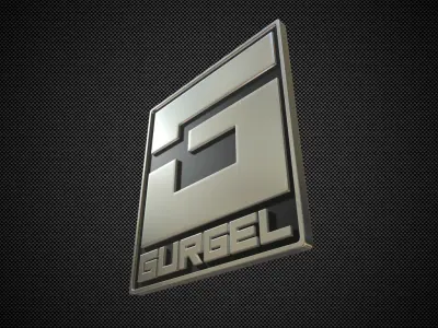gurgel logo 3D model