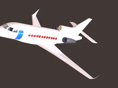 Dassault Falcon 3D print model