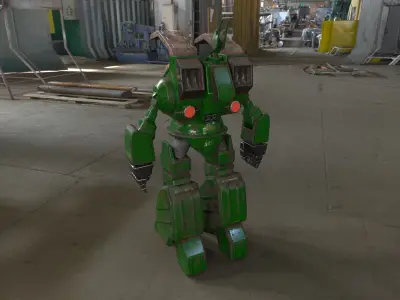 Gladiator Destroid Spartan MBR 07 Mk II FAN PROJECT Free 3D model