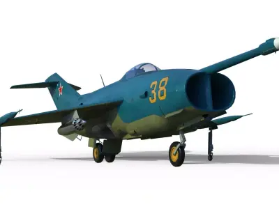Yakovlev Yak-36 VTOL fighter 3D model