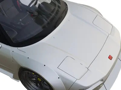 Honda NSX 1992 Libertywalk Low-poly 3D model