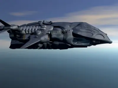 Federation Cargo Military  3D model