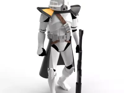Clone Trooper - Elite Airbourne Unit 3D print model