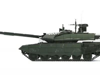 Tank T-90M 2020 3D model