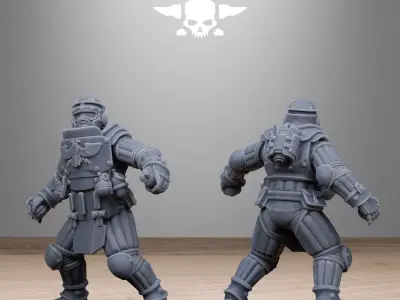 GrimCorp Voidliners 3D print model