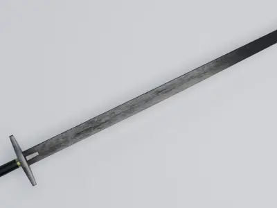 Sudanese Sword Low-poly 3D model