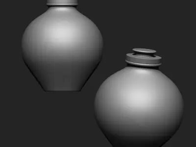 Medieval Objects Imm Brush Pack 21 in one Vol 2 3D model