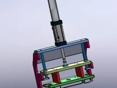 Pressing group mechanism 3D model