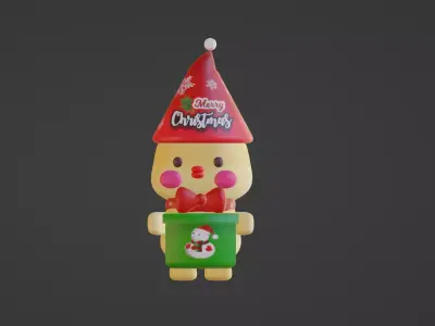 DUCK Chrismas Box 3D model