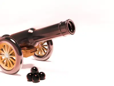 cannon ramadan Free 3D model