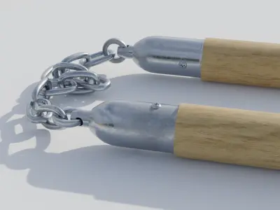 Nunchaku 3d 3D model