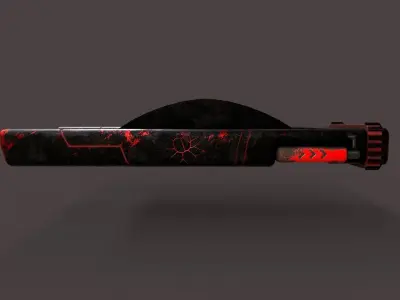 Sci-Fi Space Ship V4 Low-poly 3D model