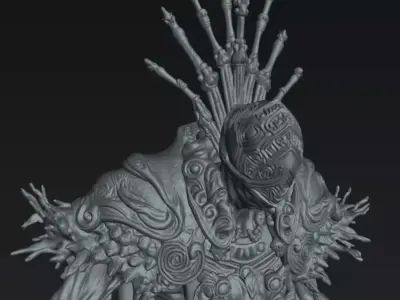 Fantasy Monster STL DnD Tabletop Miniature 3D Print Model 3D print model
