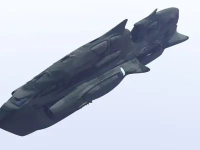 Rebel Alliance Battlecruiser 3D model