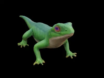 Lizard Low-poly 3D model
