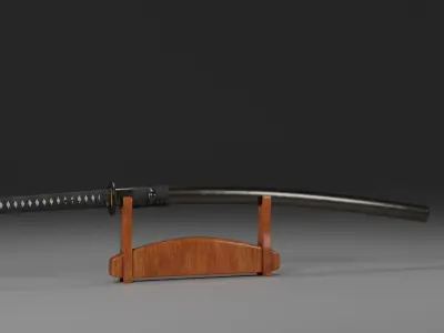 Tsunami katana 3D model