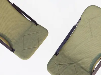 Safari Lounger Folding Chair - Campmor 3D model