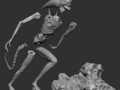 Alien Neomorph 3D print model