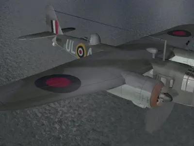 Blackburn B-26 Botha Mk-1 3D model