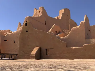 Hi Res models of Diriyah Old Town- Saudi Arabia 3D model