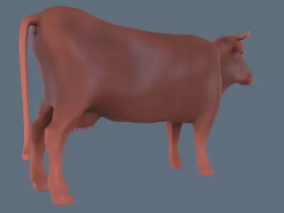 Cow Model 3D model