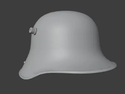 German M16 Stahlhelm Low-poly 3D model