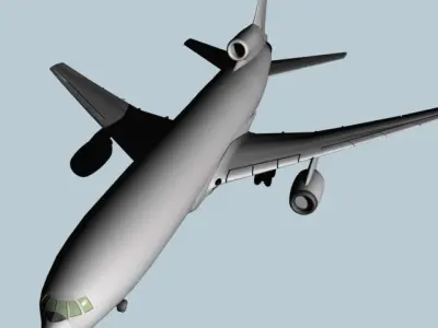 Lockheed L1011 Tristar 3D Model 3D model