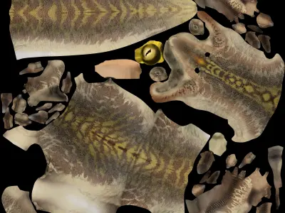 Spinosaurus 2023 Low-poly 3D model