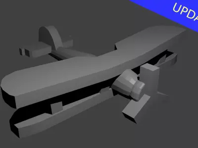 British Fairey Swordfish Torpedo Bomber Aircraft Free 3D print model