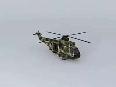 Helicopter СН 53 Free 3D model