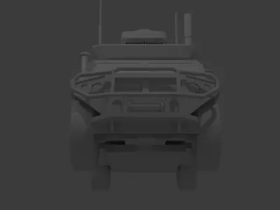 85Ia6 EWS Low-poly 3D model
