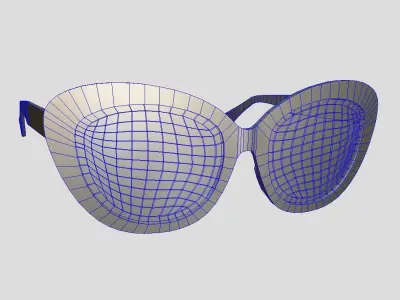 Sunglasses 5 Low-poly 3D model