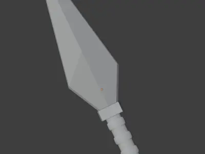 Kunai Low-poly 3D model