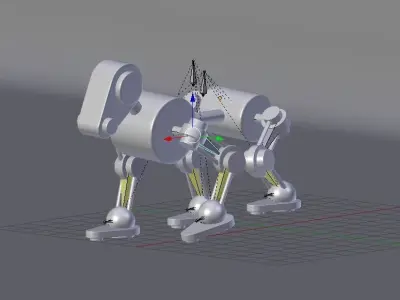 Robo Dog Free 3D model