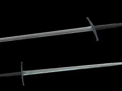 Longsword- Rook Free low-poly 3D model