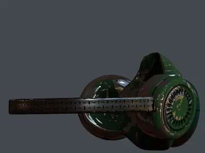 Gas mask helmet 3d model scifi Low-poly Low-poly 3D model Low-poly 3D model