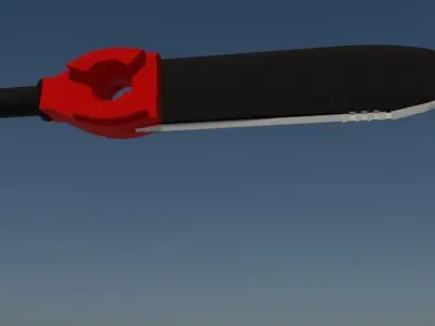 The Crimson Blade - Limited Edition Collection Low-poly 3D model