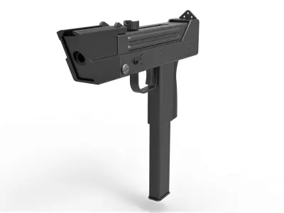 Modified MAC-11 from the movie Total recall 1990 3D model