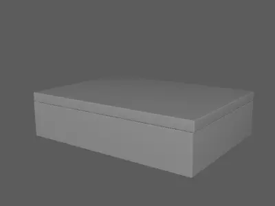 Mystery Box Low-poly 3D model